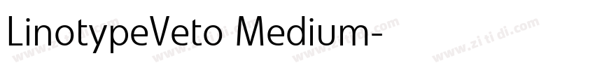 LinotypeVeto Medium字体转换